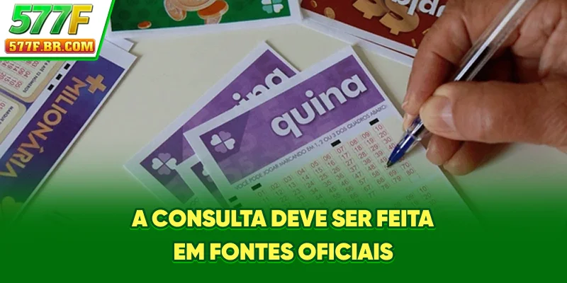 A consulta deve ser feita em fontes oficiais