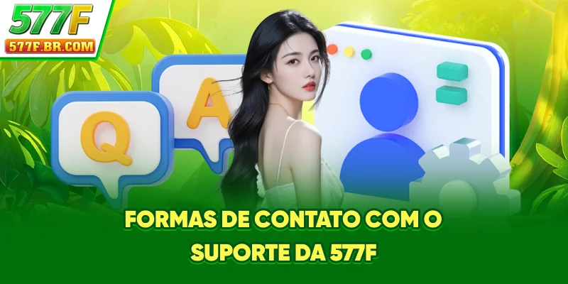 Formas de contato com o suporte da 577F