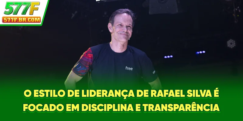 O estilo de liderança de Rafael Silva é focado em disciplina e transparência